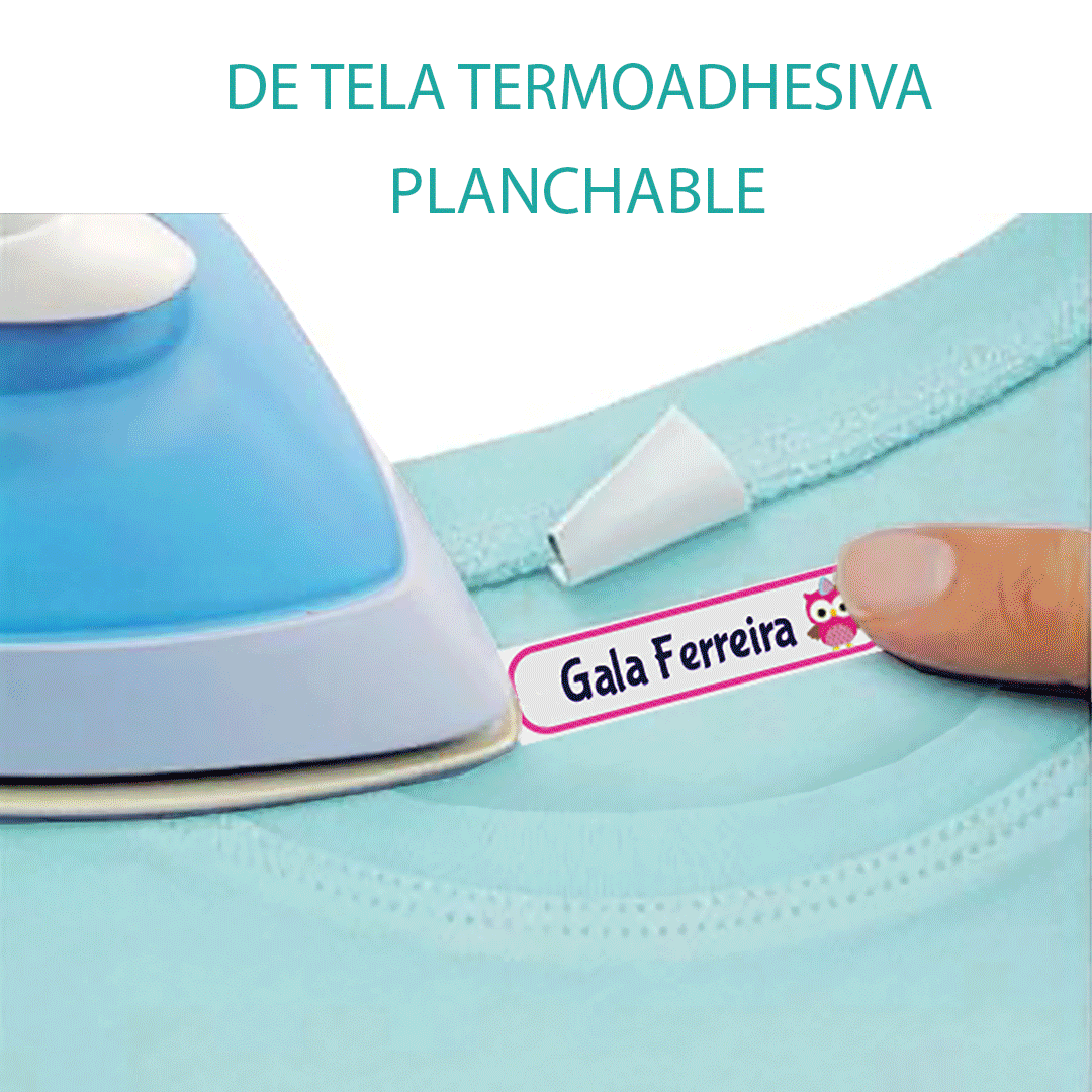 32u. chicas - Etiquetas de Tela Termoadhesiva para Ropa. - Imagen 3