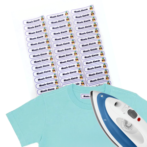 46 u. Chicas – Etiquetas de Tela Termoadhesiva para Ropa.