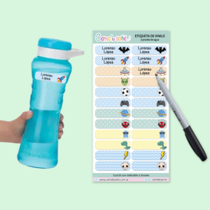 ETIQUETAS EXPRESS PARA ESCRIBIR de Vinilo, a prueba de agua. En stock!!! Skaters con Fondo