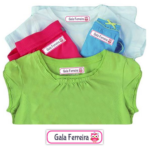 32u. chicas - Etiquetas de Tela Termoadhesiva para Ropa. - Imagen 4