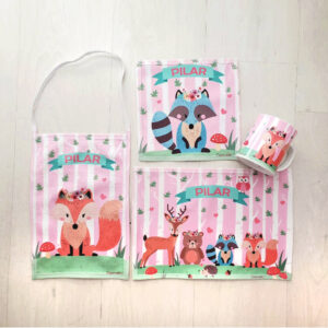 Nordico Rosa, Set de Jardín con taza personalizado con Nombre