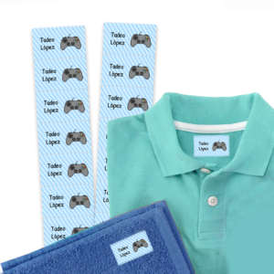 14u. Rectangulares – Etiquetas de Tela Termoadhesiva para Ropa.
