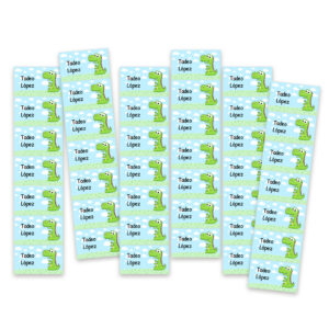 42 u. Rectangulares – Etiquetas de Tela Termoadhesiva para Ropa