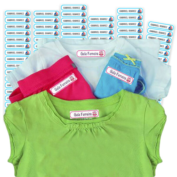 102 u. Chicas - Etiquetas de Tela Termoadhesiva para Ropa