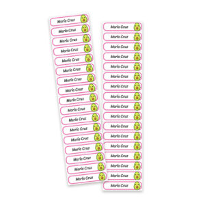32u. chicas – Etiquetas de Tela Termoadhesiva para Ropa.