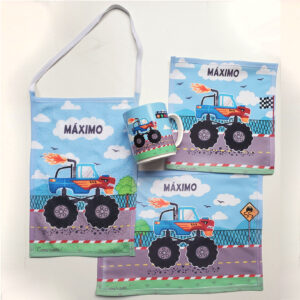 Truck, Set de Jardín con taza personalizado con Nombre