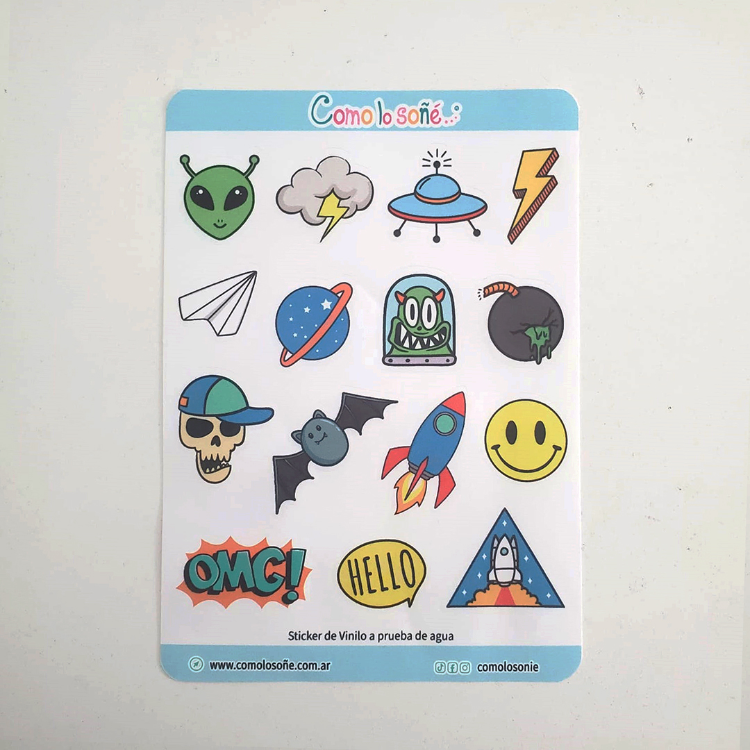Stickers de vinilo para decorar - Modelo Gamer - Imagen 3