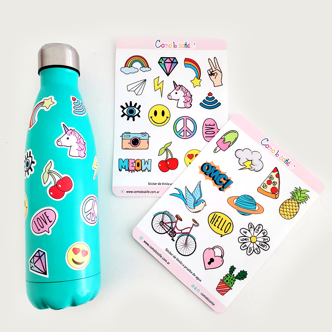 Stickers de vinilo para decorar - Modelo Teens