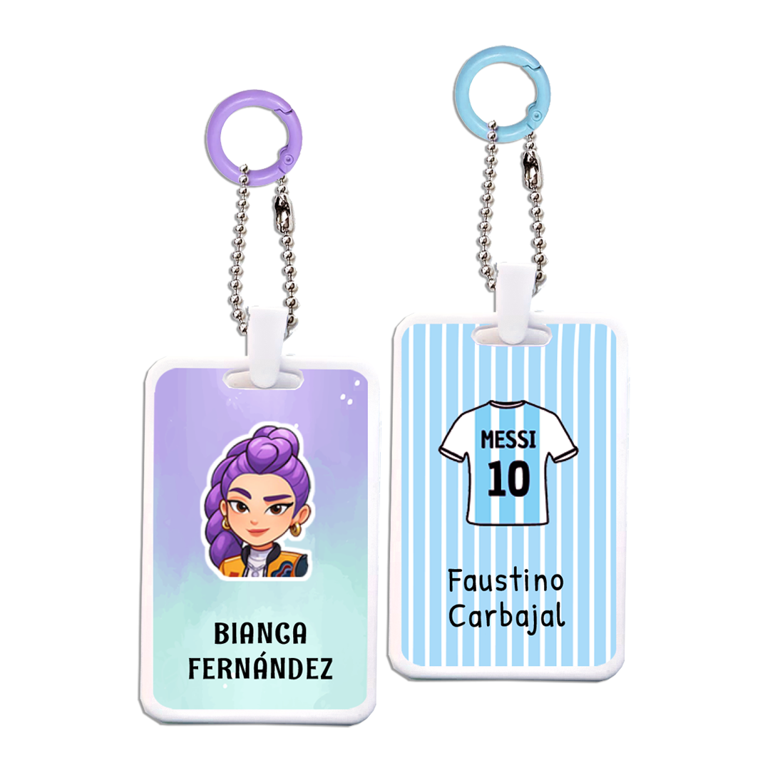 Tag personalizado para mochila, bolsos y valijas