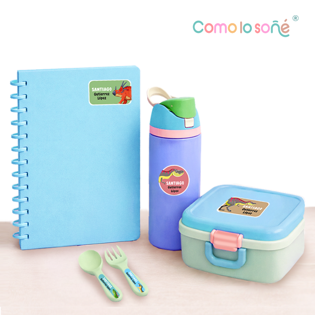 etiquetas escolares personalizadas dtf uv etiquetas resistentes al agua para útiles etiquetas personalizadas para botellas infantiles etiquetas escolares con nombre