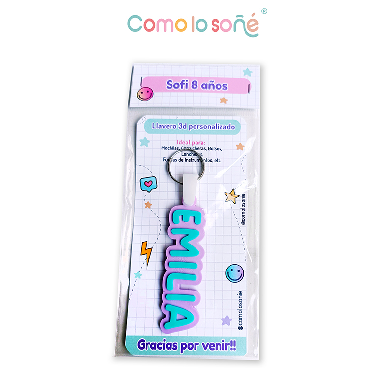Llaveros Personalizados 3D con Nombre | Souvenirs - Imagen 5